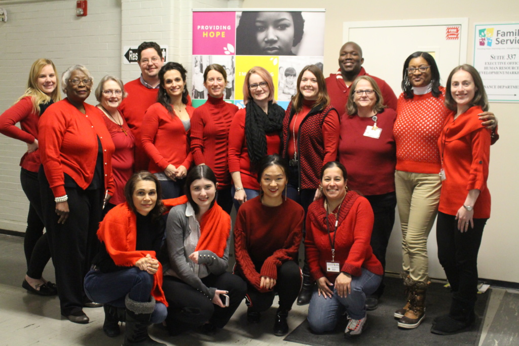 Family Services and Hudson Valley Mental Health staff participated in the American Heart Association Go Red Campaign as part of the agencies overall Wellness & Morale initiatives.