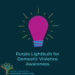 Purple Lightbulbs for Domestic Violence Awareness