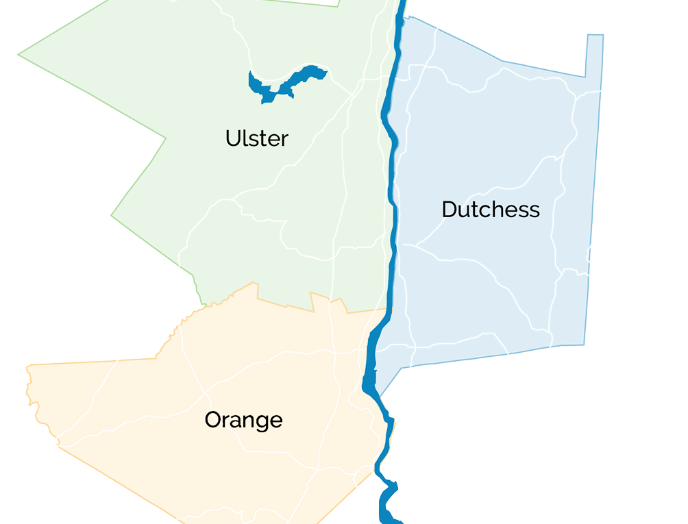Mid Hudson Valley Map