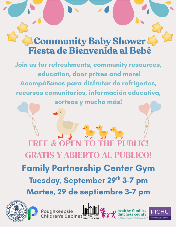 Community Baby Shower/Fiesta de Bienvenida al Bebe